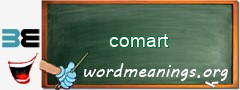 WordMeaning blackboard for comart